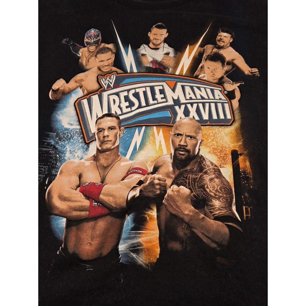 WWE WrestleMania XXVIII Graphic Tee Unisex‎ Kids Size 14-16